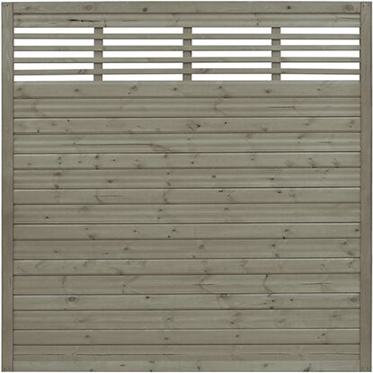Płot boazeryjny 1800 x 1800 mm Lucca Grau