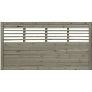 Płot boazeryjny 900 x 1800 mm Lucca Grau