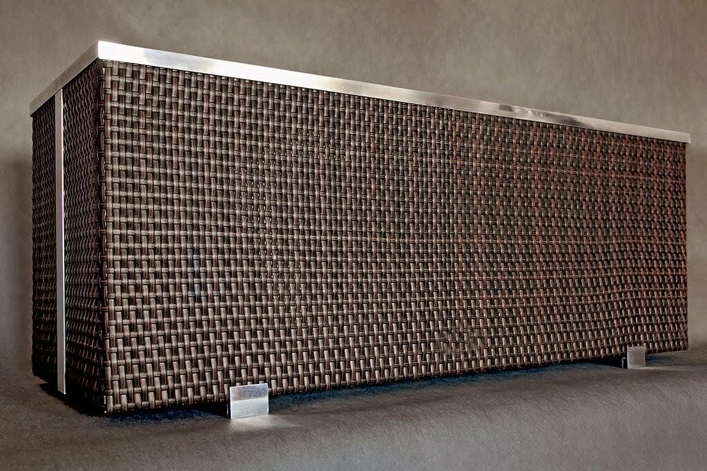 Donica Technorattanowa 1300x400x450mm wyk. aluminium