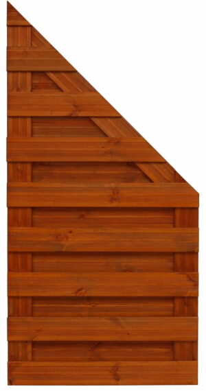 Płot ryflowany 1800/900 x 900 mm Goch Teak