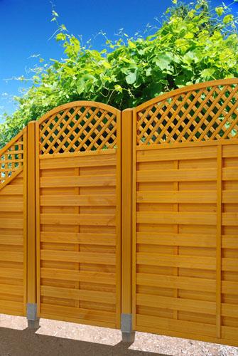 Płot ryflowany 1200/1350 x 1800 mm BORDEAUX Pinia