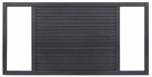 Płot boazeryjny 900 x 1800 mm DUO Antracyt