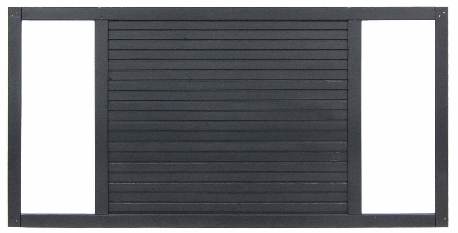 Płot boazeryjny 900 x 1800 mm DUO Antracyt
