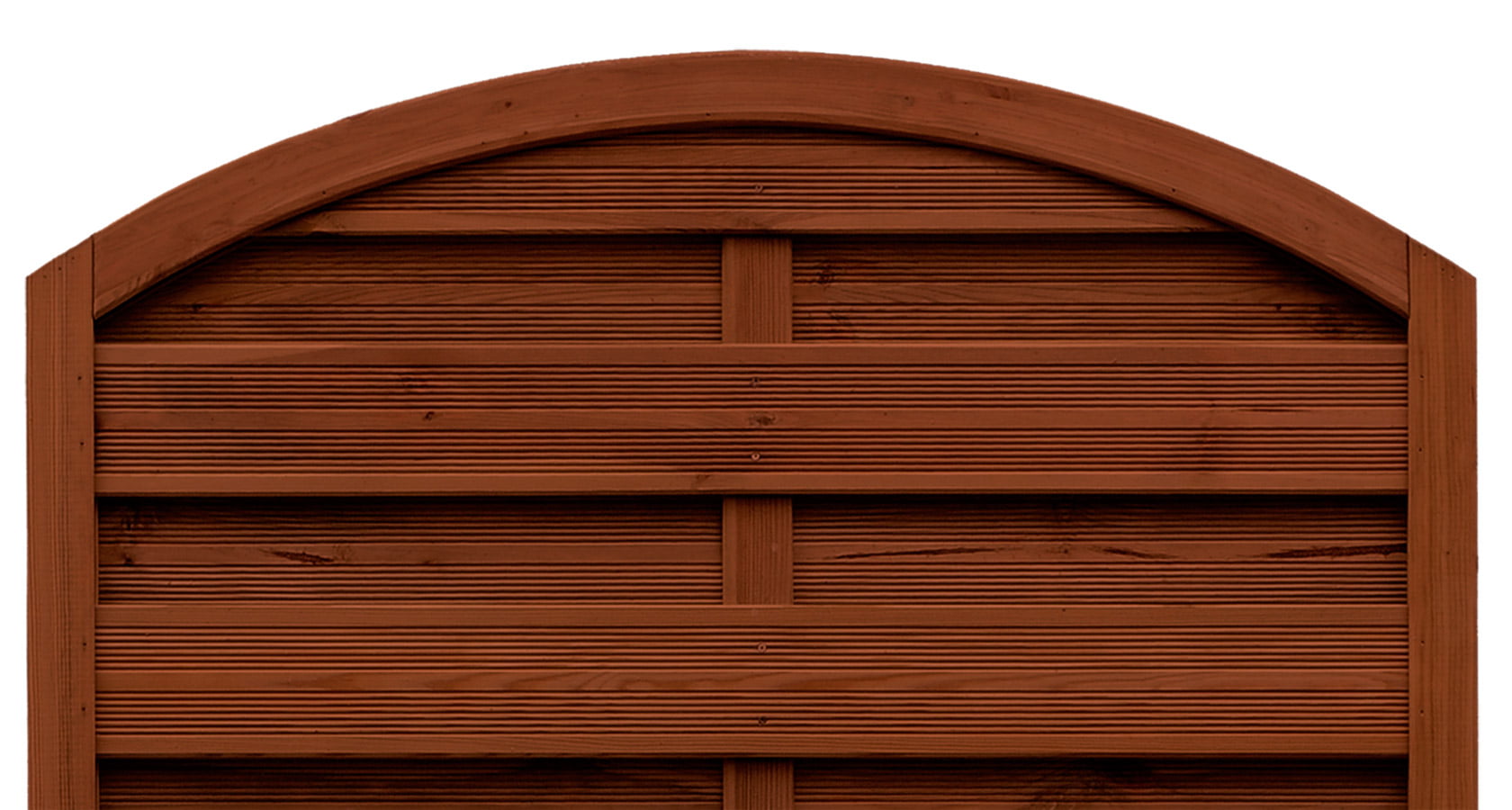 Płot ryflowany 1800/1950 x 900 mm MUNCHEN Brąz