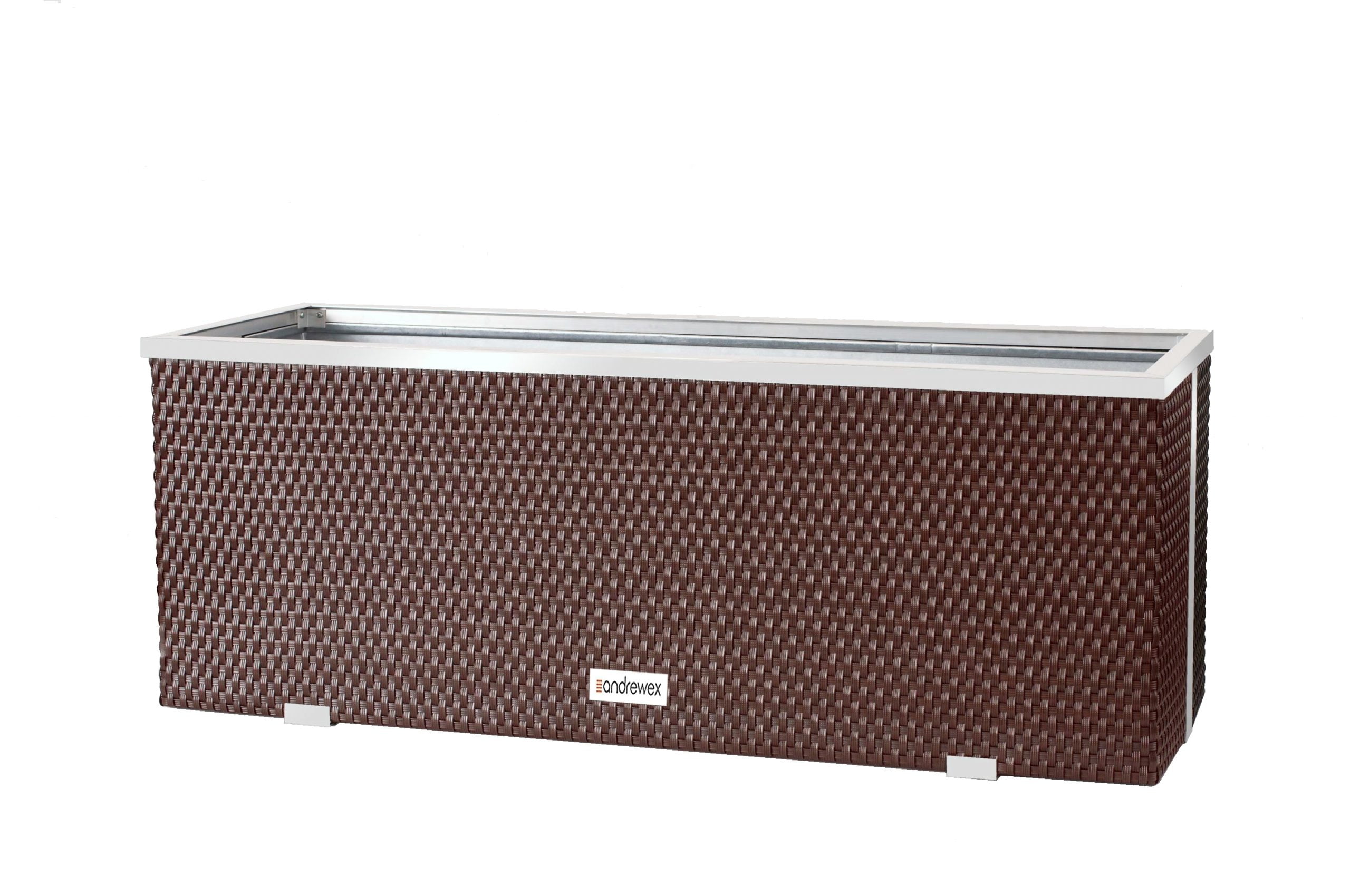 Donica Technorattanowa 700x380x400mm wyk. aluminium