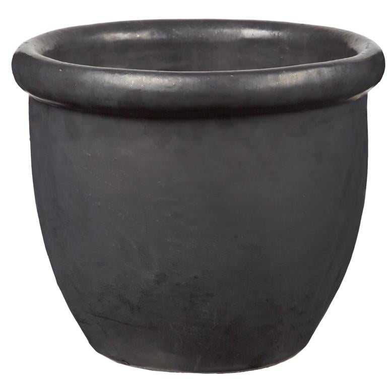 Donica ceramiczna 75.404.40 | Glazed 352pot 400 x 320mm Grafit