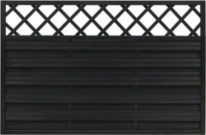 Płot ryflowany 1200 x 1800 mm HAMBURG Antracyt