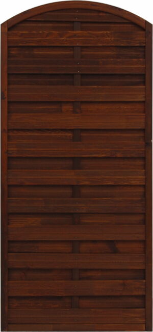 Płot ryflowany 1800/1950 x 900 mm MUNCHEN Brąz