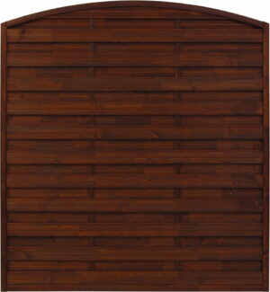 Płot ryflowany 1800/1950 x 1800 mm MUNCHEN Brąz