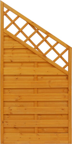 Płot ryflowany 1200/1800 x 900 mm HAMBURG Pinia