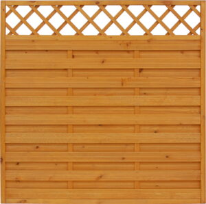 Płot ryflowany 1800 x 1800 mm HAMBURG Pinia