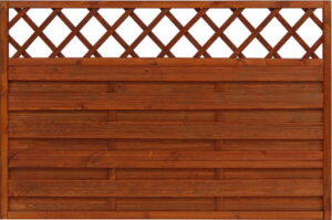 Płot ryflowany 1200 x 1800 mm HAMBURG Teak