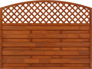 Płot ryflowany 1200/1350 x 1800 mm BORDEAUX Teak