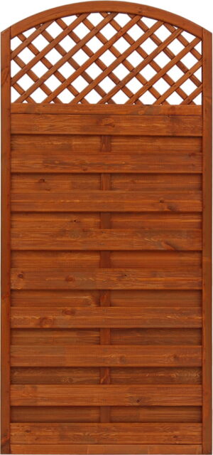 Płot ryflowany 1800/1950 x 900 mm BORDEAUX Teak