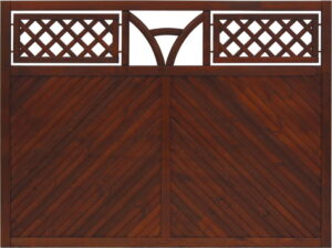 Płot boazeryjny 1350 x 1800 mm TOULON Brąz