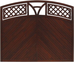 Płot boazeryjny 1350/1500 x 1800 mm TOULON Brąz