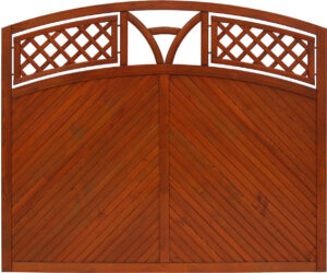 Płot boazeryjny 1350/1500 x 1800 mm TOULON Teak