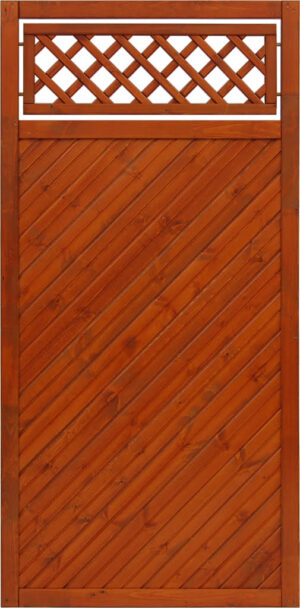 Płot boazeryjny 1800 x 900 mm TOULON Teak