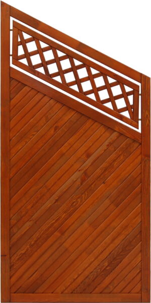 Płot boazeryjny 1800/1350 x 900 mm TOULON Teak