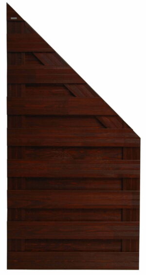 Płot ryflowany 1800/900 x 900 mm Goch Brąz