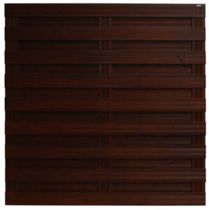 Płot ryflowany 1800 x 1800 mm Goch Brąz