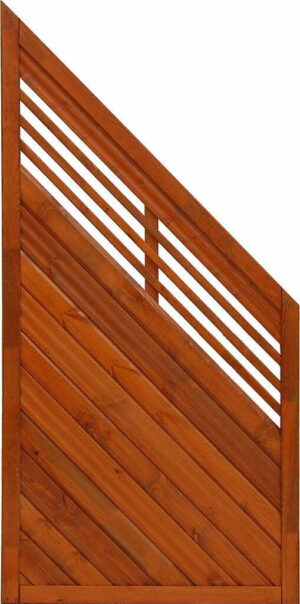 Płot boazeryjny 1800/900 x 900 mm Lucca Teak