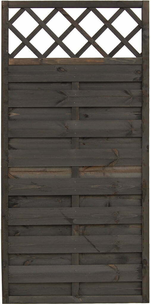 Płot lamelowy 1800 x 900 mm Greven Szary
