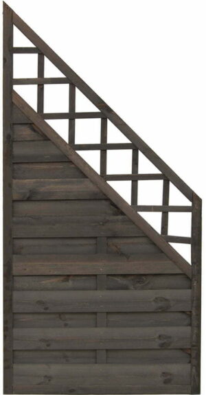 Płot lamelowy 1800/900 x 900 mm Greven Szary