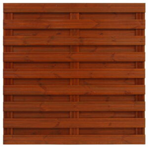 Płot ryflowany 1800 x 1800 mm Goch Teak