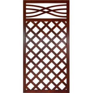 Płot w kratkę 1800 x 900mm MALAGA Brąz
