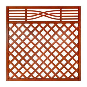 Płot w kratkę 1800 x 1800mm MALAGA Teak