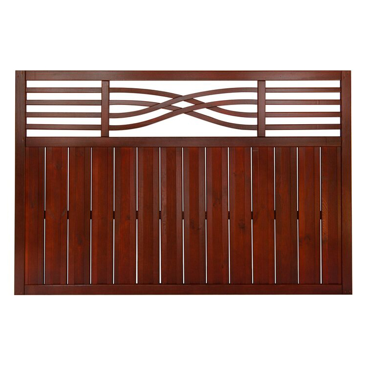 Płot boazeryjny 1200mm x 1800mm MALAGA Brąz