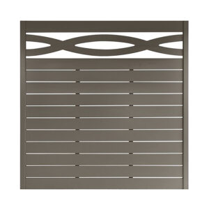 Płot boazeryjny 1800x1800 mm GENEVA Grau