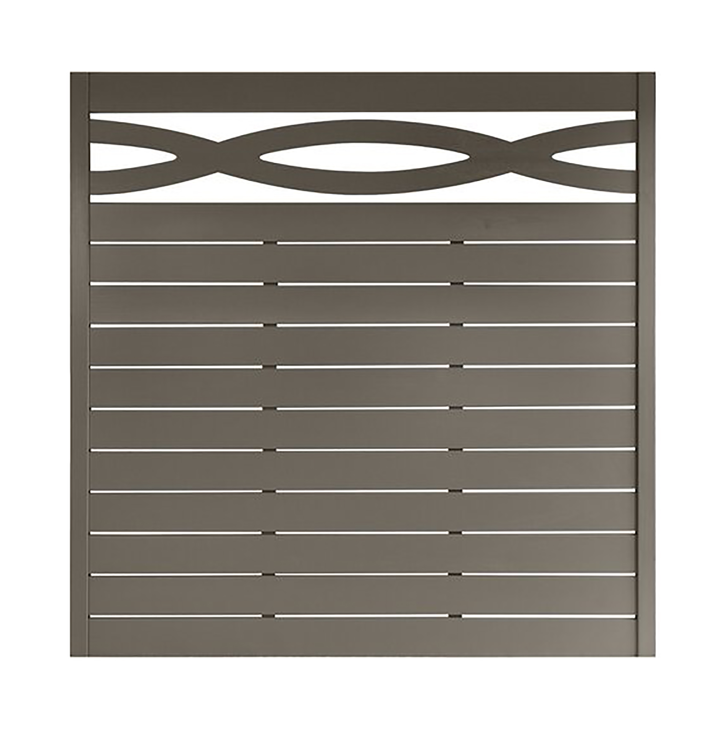 Płot boazeryjny 1800x1800 mm GENEVA Grau