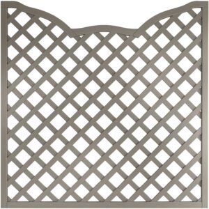 Płot boazeryjny kratka 1800 x 1800 mm CALAIS Grau