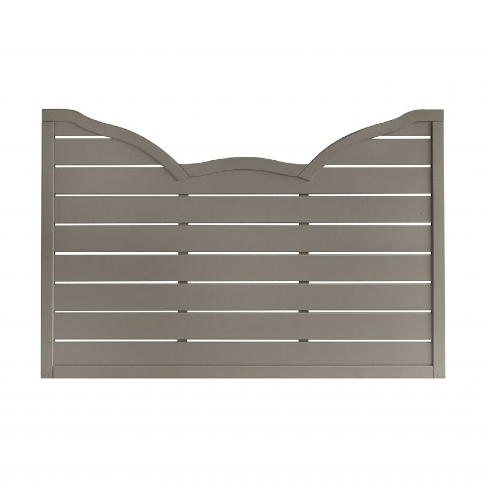Płot boazeryjny 1200 x 1800 mm CALAIS Grau