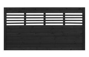 Płot boazeryjny 900 x 1800 mm Lucca Antracyt