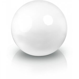 Ekskluzywna kula dekoracyjna 500 x 500 mm 95.015.50 Fiber decoball white