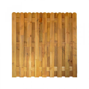 Płot 1800 x 1800 mm Bohlenzaun impregnacja brąz WYPRZEDAŻ