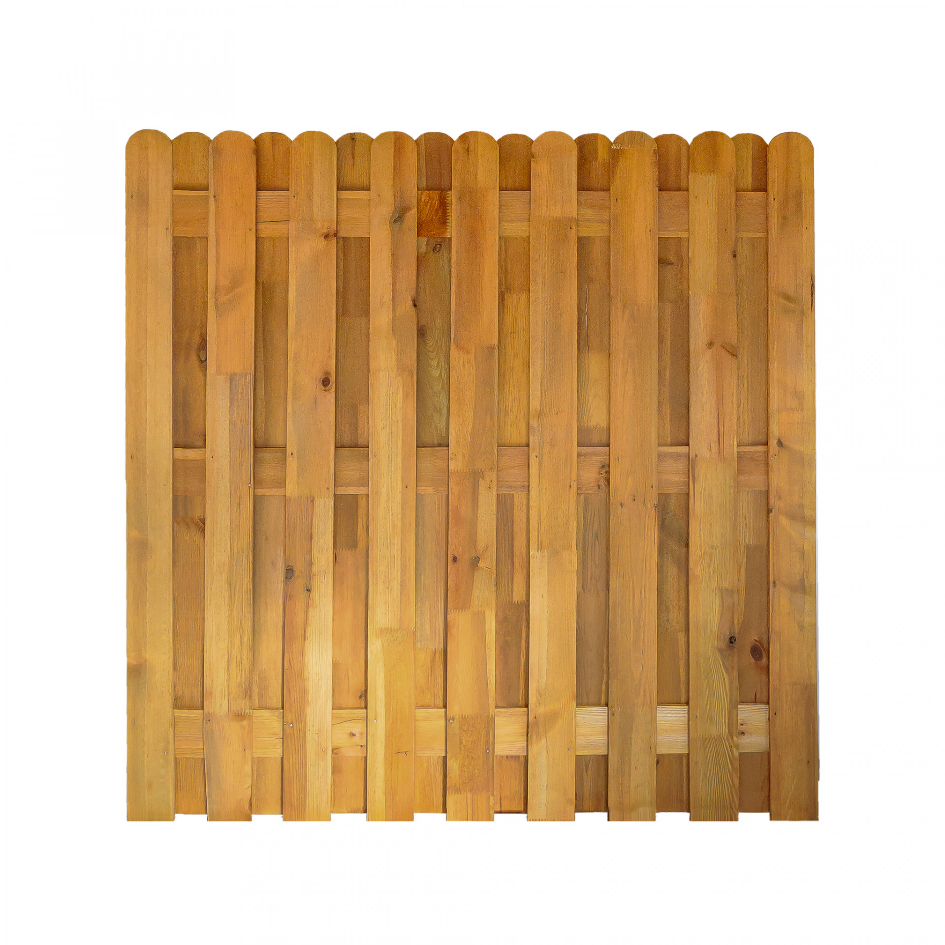 Płot 1800 x 1800 mm Bohlenzaun impregnacja brąz WYPRZEDAŻ