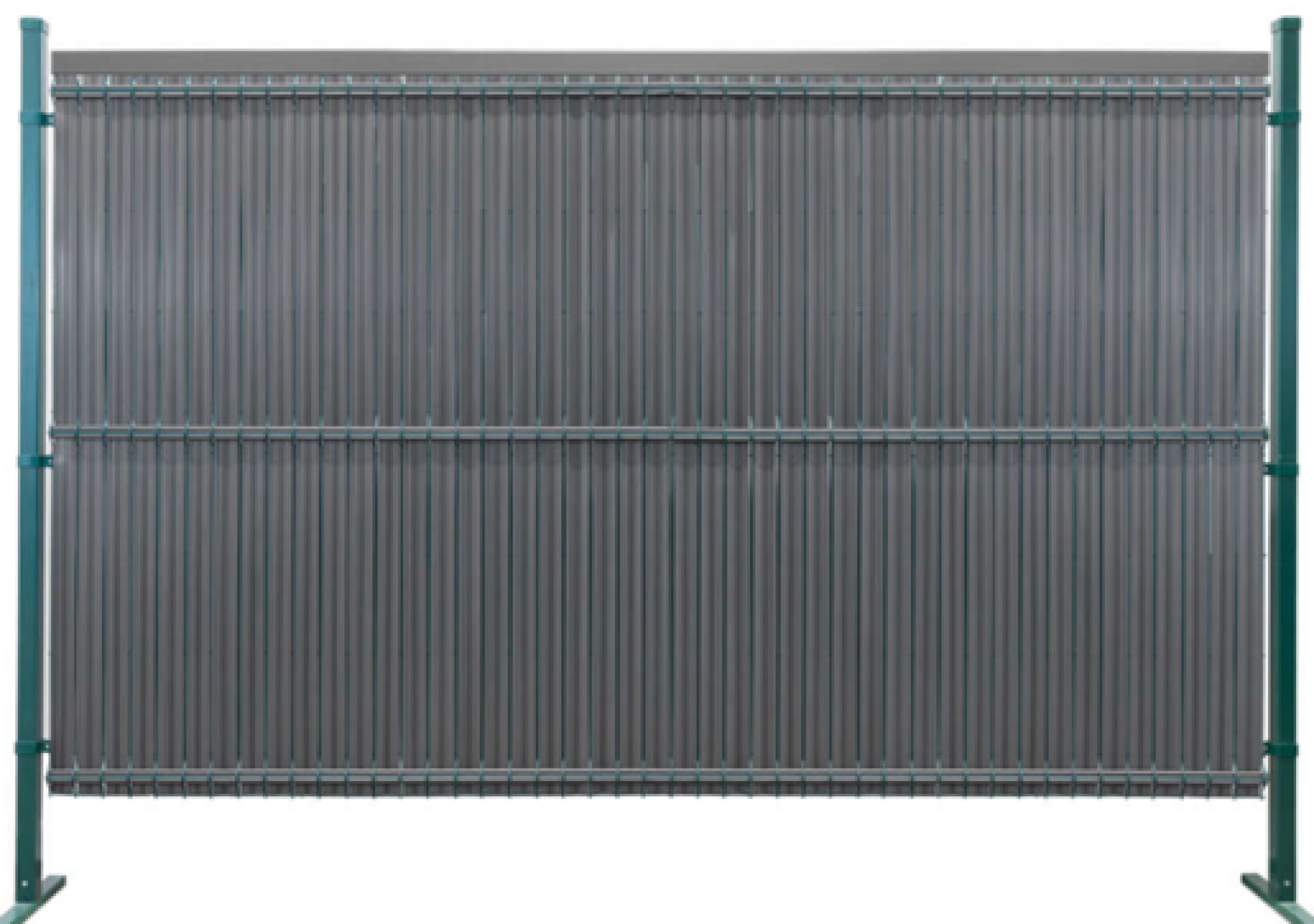 Listwa pionowa do paneli ogrodzeniowych - komplet 1730x2500 mm antracyt RD03