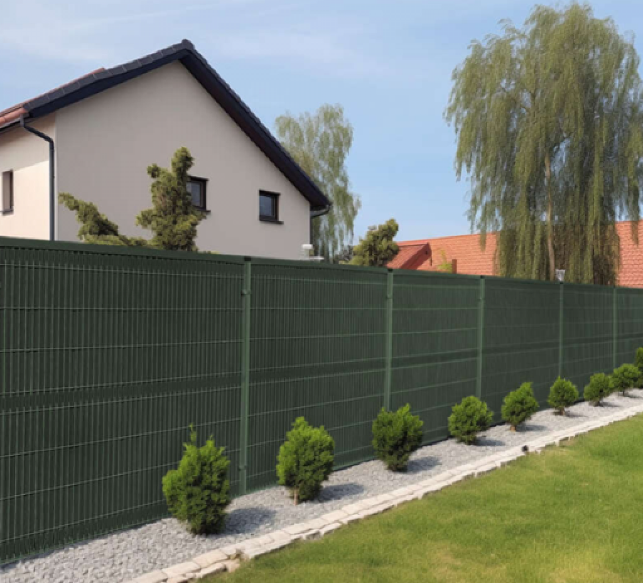 Listwy pionowe do paneli ogrodzeniowych 3D